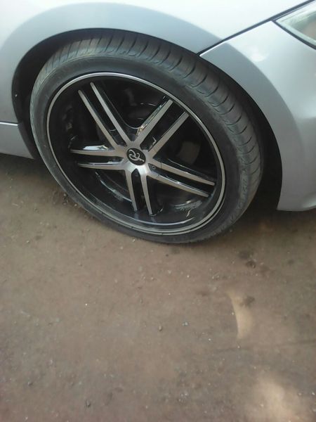 18inch set of 4 mags and tyres for sale