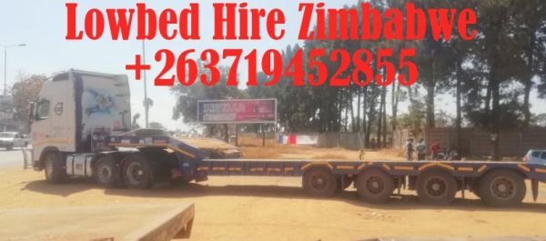 Lowbed Truck Hire Harare | +263719452855