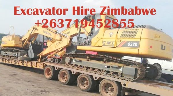 Excavator Hire Harare | +263719452855